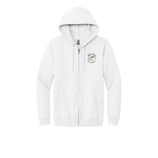 Embroidered Maie Ellis Logo Full Zip Up Hoodie