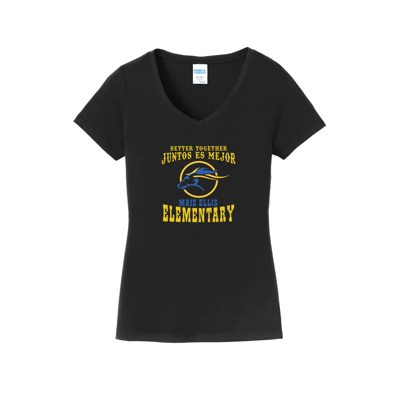 Women's V-Neck- Better Together/Juntos Es Mejor