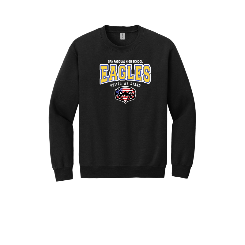 San Pasqual American Flag Eagle- Crewneck Sweatshirt