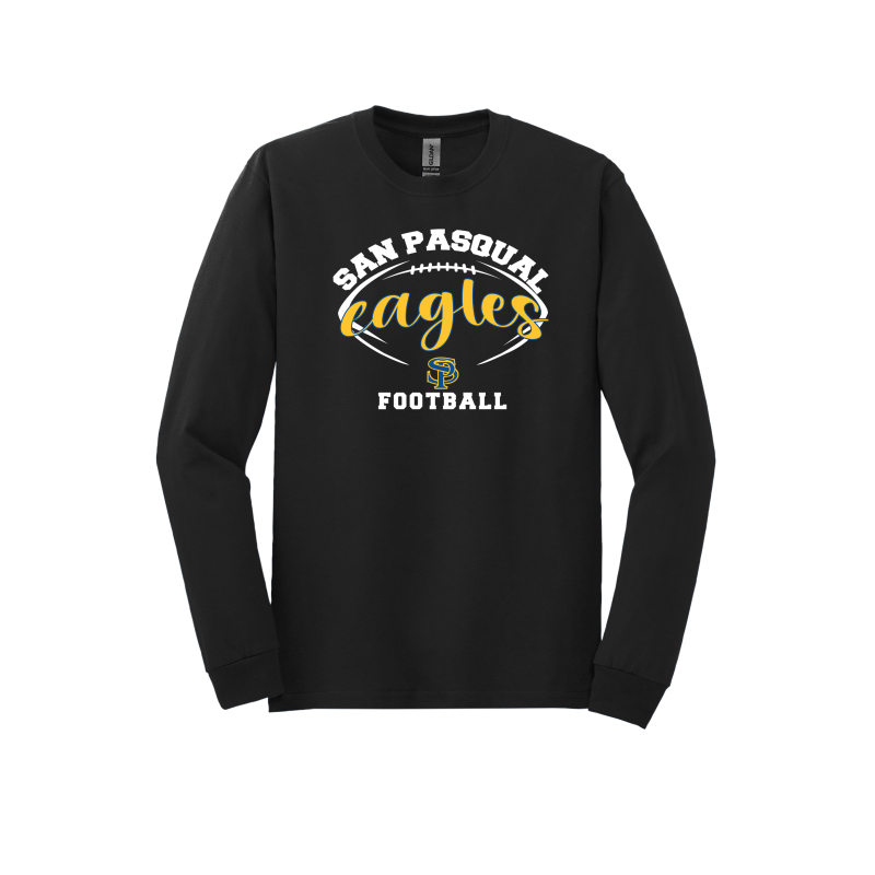 San Pasqual SP Script Football Design - Long Sleeve Shirt