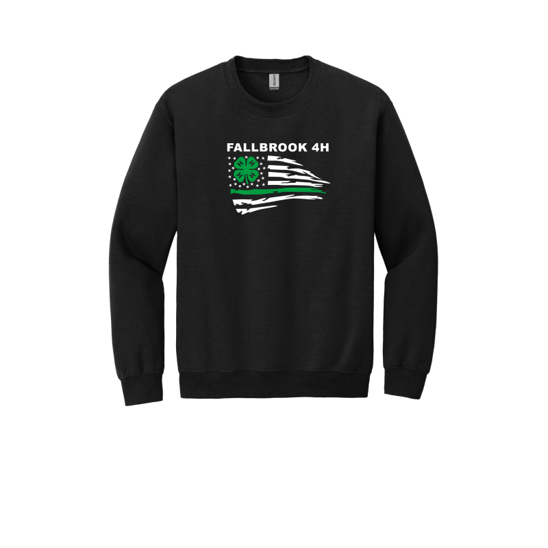 Fallbrook 4-H - ADULT Unisex Crewneck- Front Design