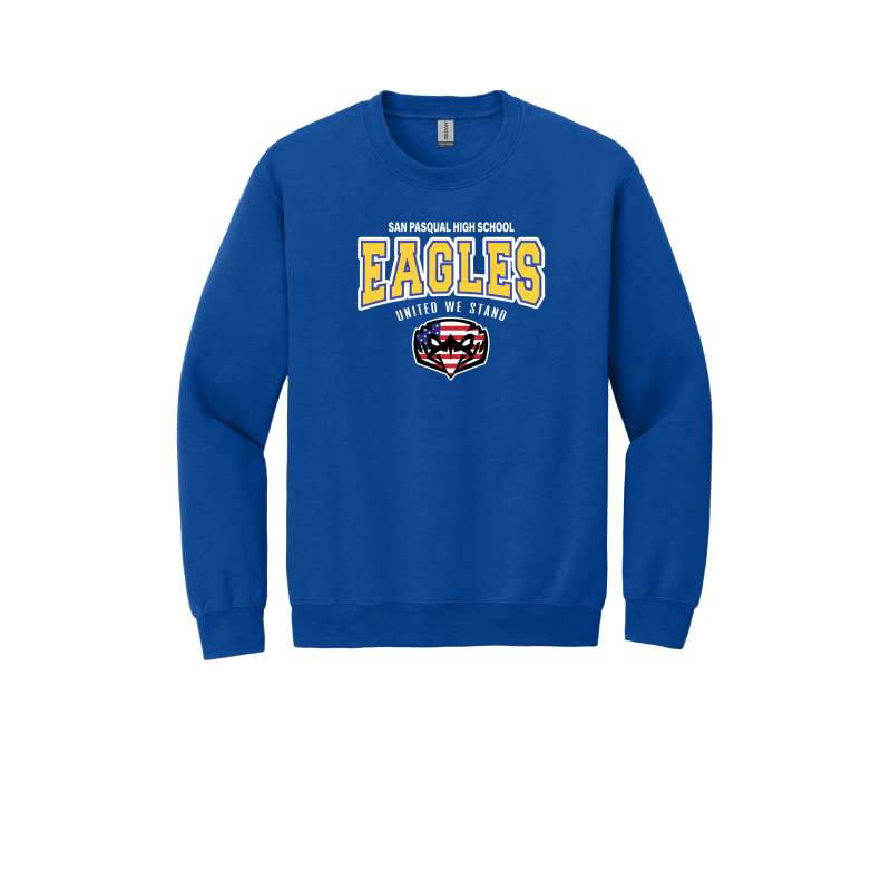 San Pasqual American Flag Eagle- Crewneck Sweatshirt