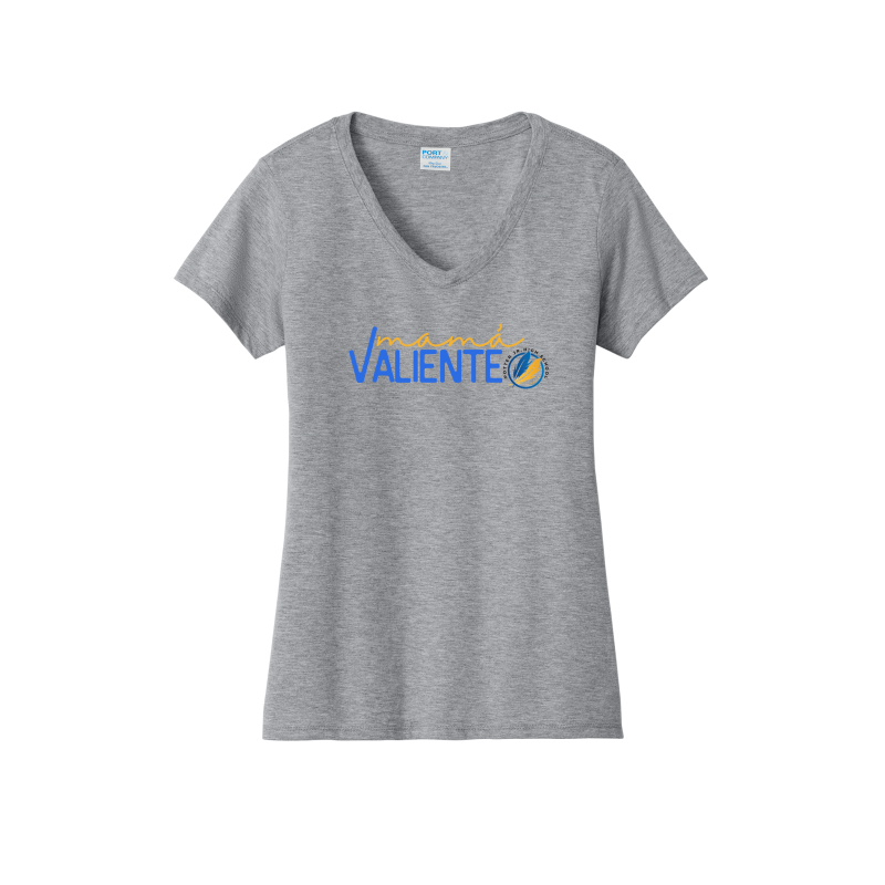 Potter- Mama Valiente Script - Women's V-Neck Shirt