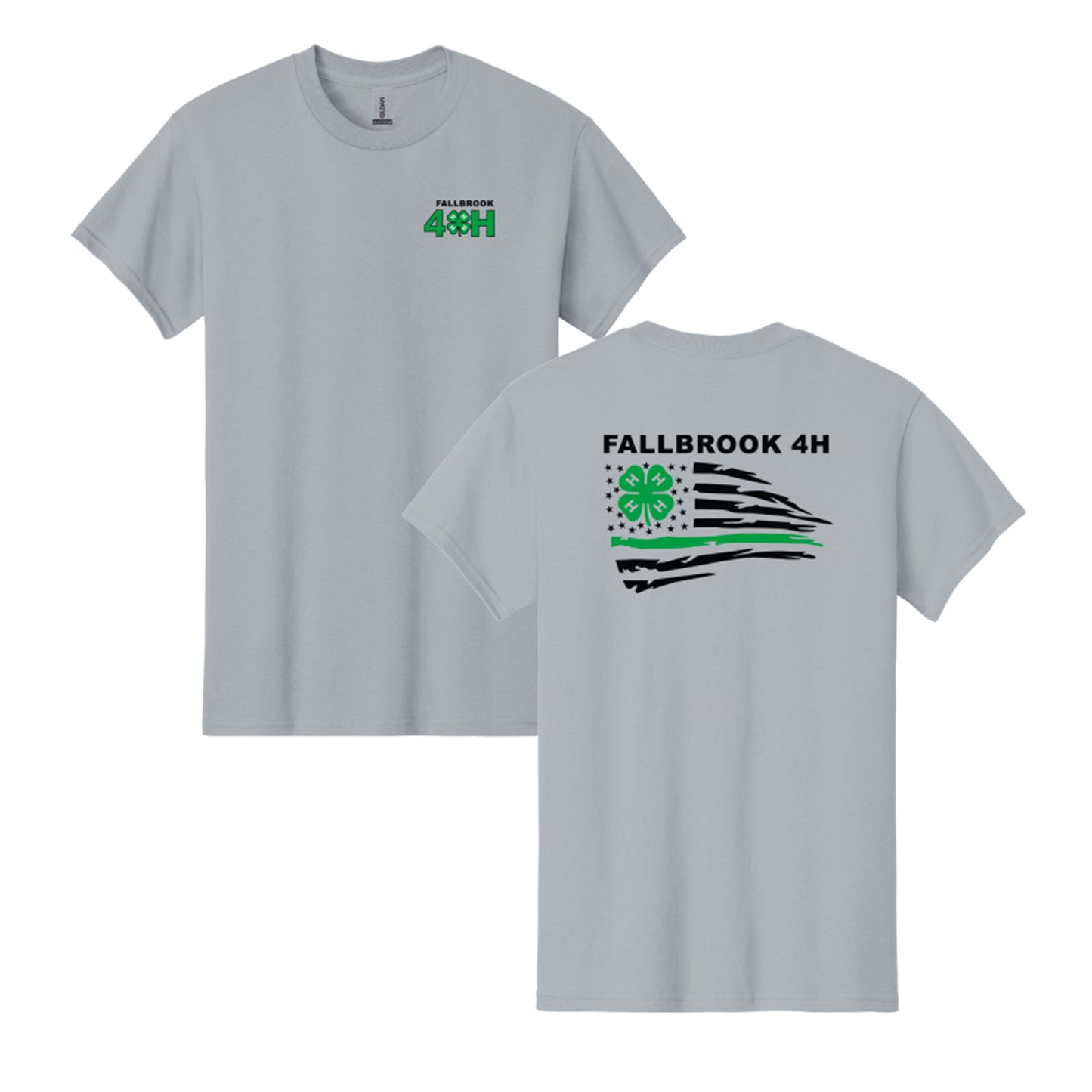 Fallbrook 4-H ADULT Unisex Shirt - Left Chest/Back Design