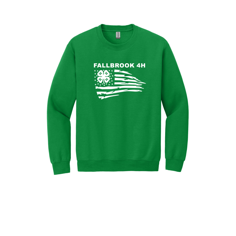 Fallbrook 4-H - ADULT Unisex Crewneck- Front Design