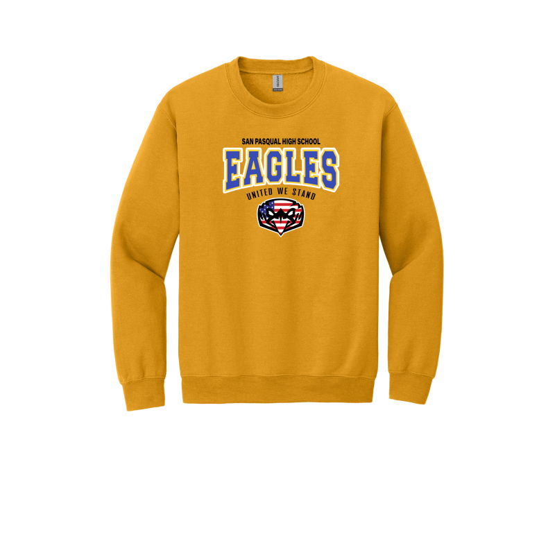 San Pasqual American Flag Eagle- Crewneck Sweatshirt