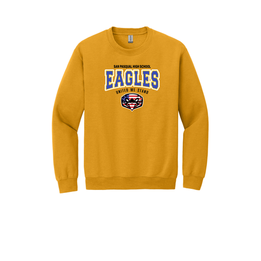 San Pasqual American Flag Eagle- Crewneck Sweatshirt