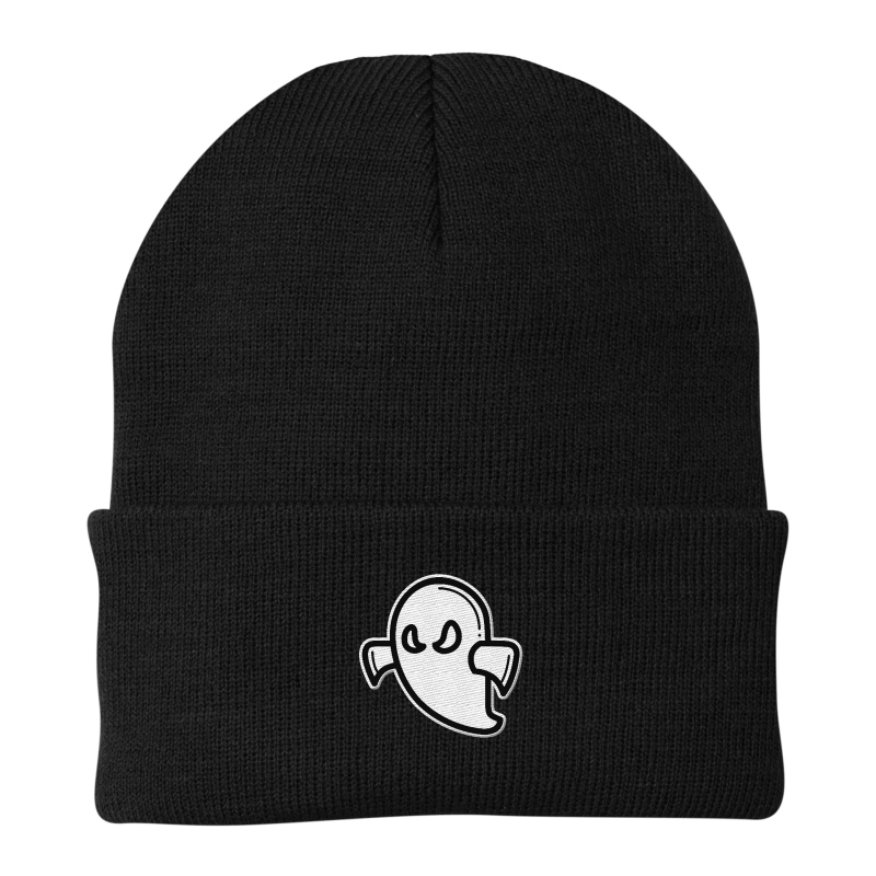 Embroidered Ghost Softball Beanie (Choose your ghost)