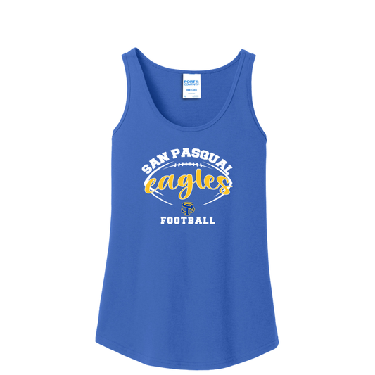 San Pasqual SP Script Football Design - Women's Tank Top