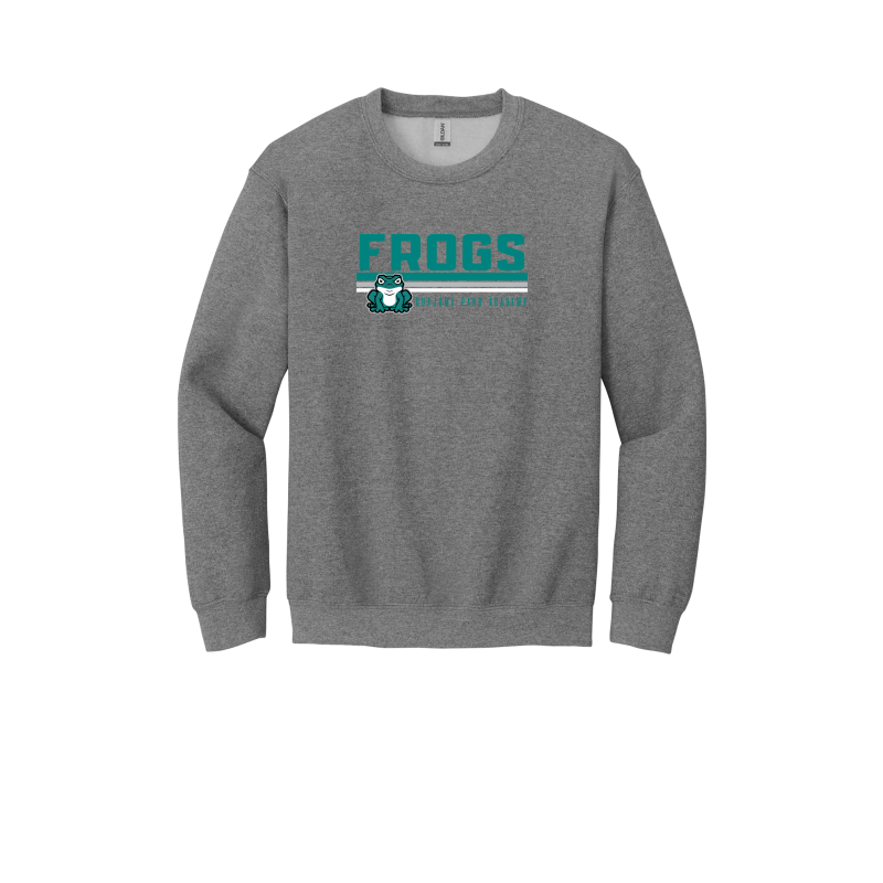 Stripe Frogs Design-YOUTH Crewneck Sweatshirt