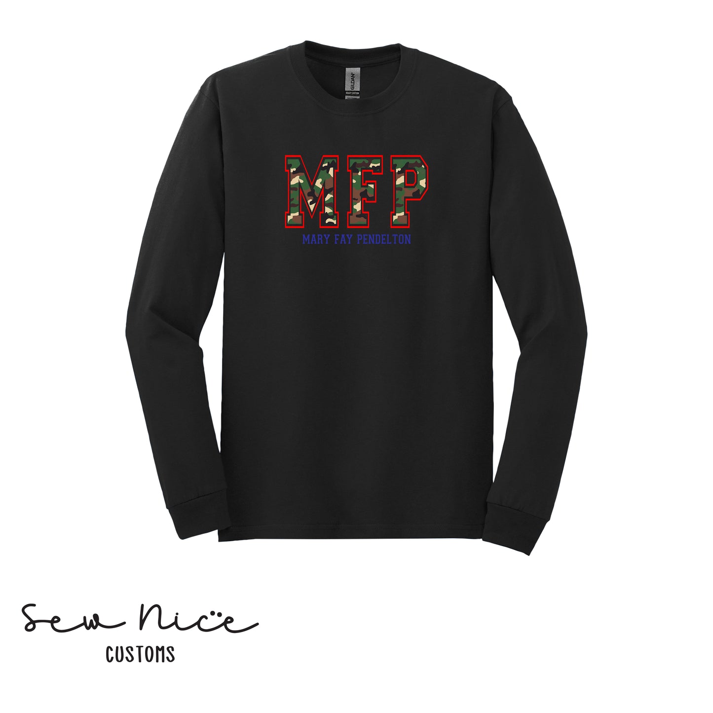 YOUTH-MFP Camo Long Sleeve Shirt