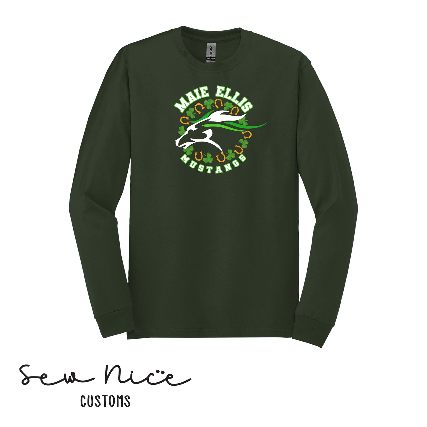 Maie Ellis St. Patrick's Day Long Sleeve Shirt