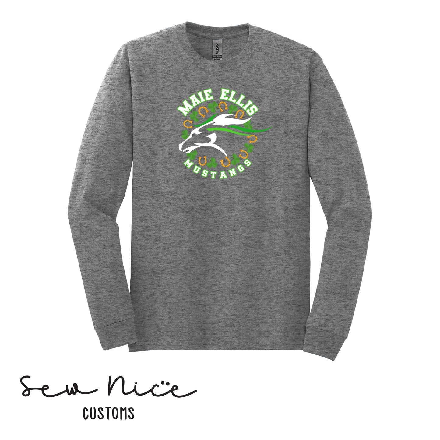 Maie Ellis St. Patrick's Day Long Sleeve Shirt