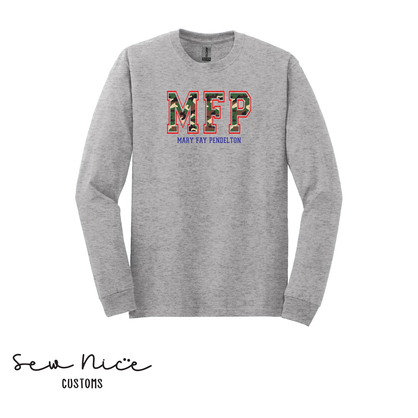 YOUTH-MFP Camo Long Sleeve Shirt