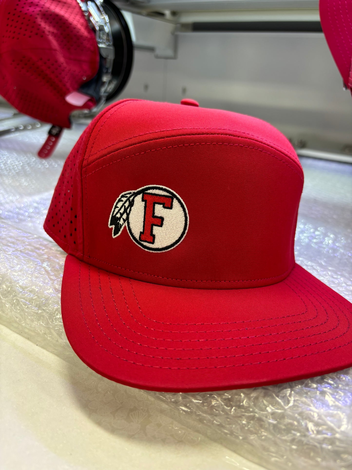 *Hats & Flats* Water/Sweat Repellent Hat- Embroidered Fallbrook Logo -FPW CHEER
