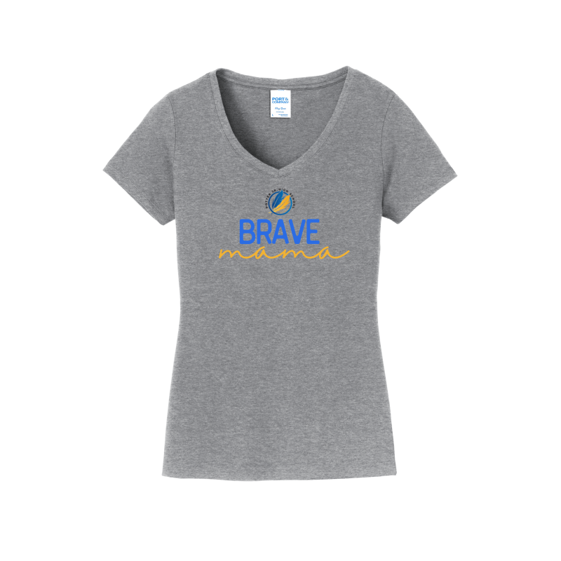 Potter- Brave Mama- Women's V-Neck Shirt