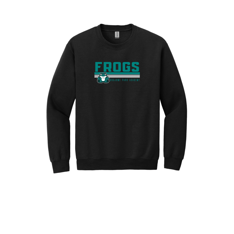 Stripe Frogs Design-YOUTH Crewneck Sweatshirt