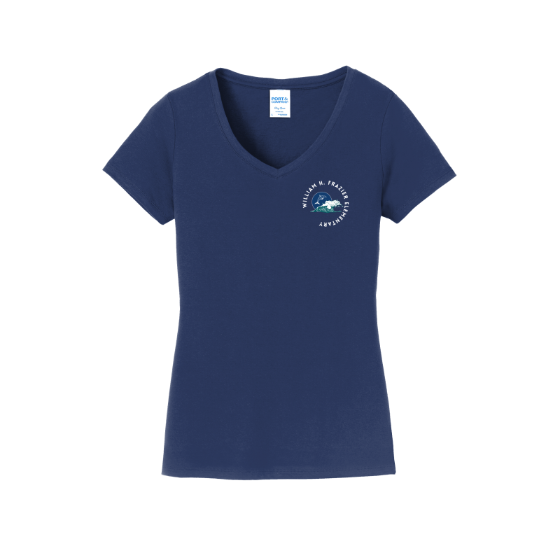 Frazier Women's LEFT CHEST ONLY- V-Neck Shirt