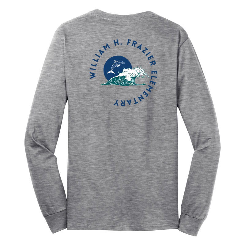 Frazier ADULT Left Chest/Back Design -Long Sleeve Shirt