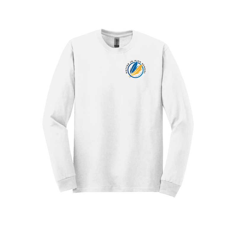 Potter Jr. High YOUTH LEFT CHEST ONLY- Long Sleeve Shirt