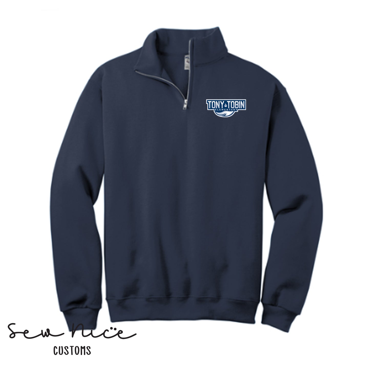 Embroidered Tony Tobin- Unisex Adult 1/4 Zip