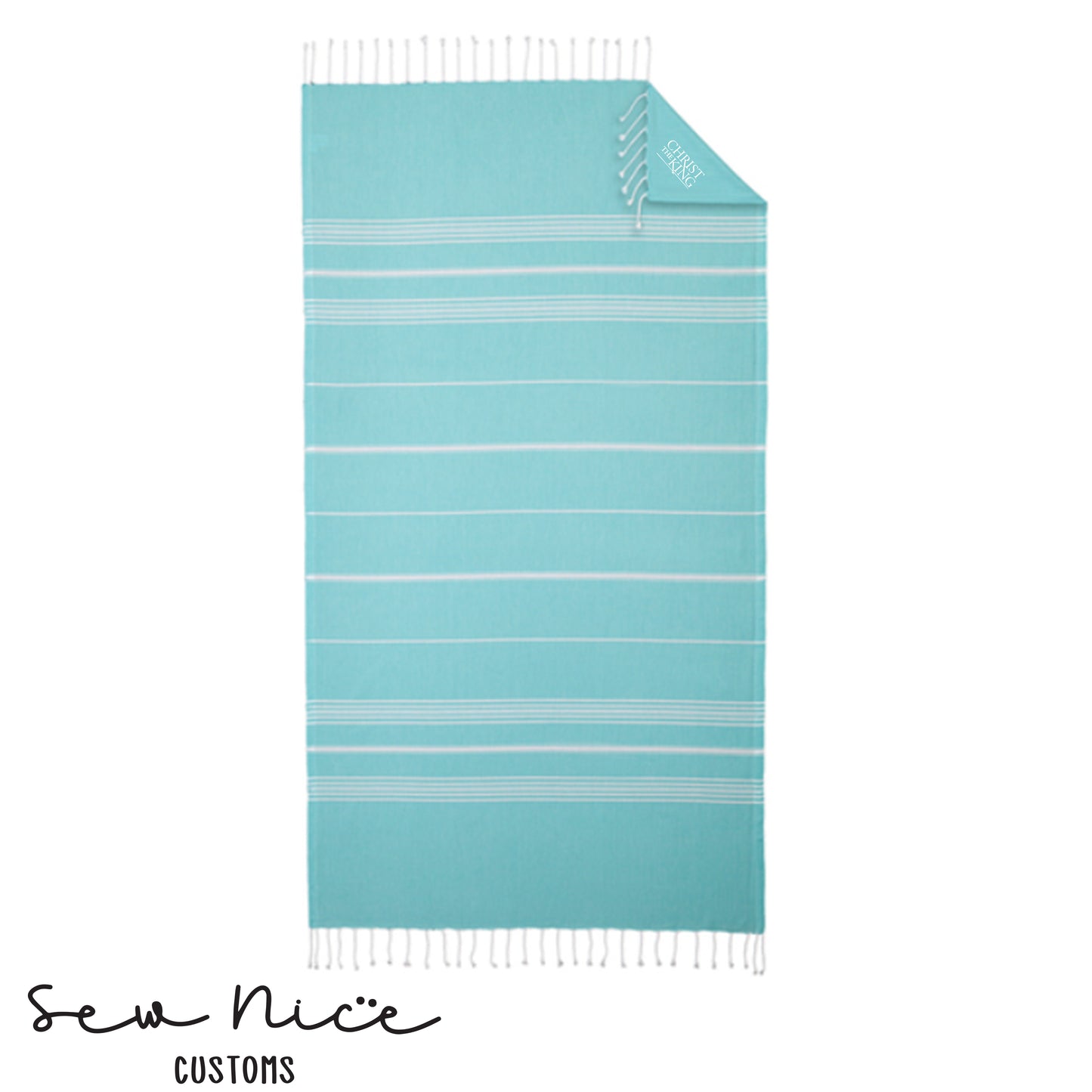 Embroidered Beach Throw - Christ The King