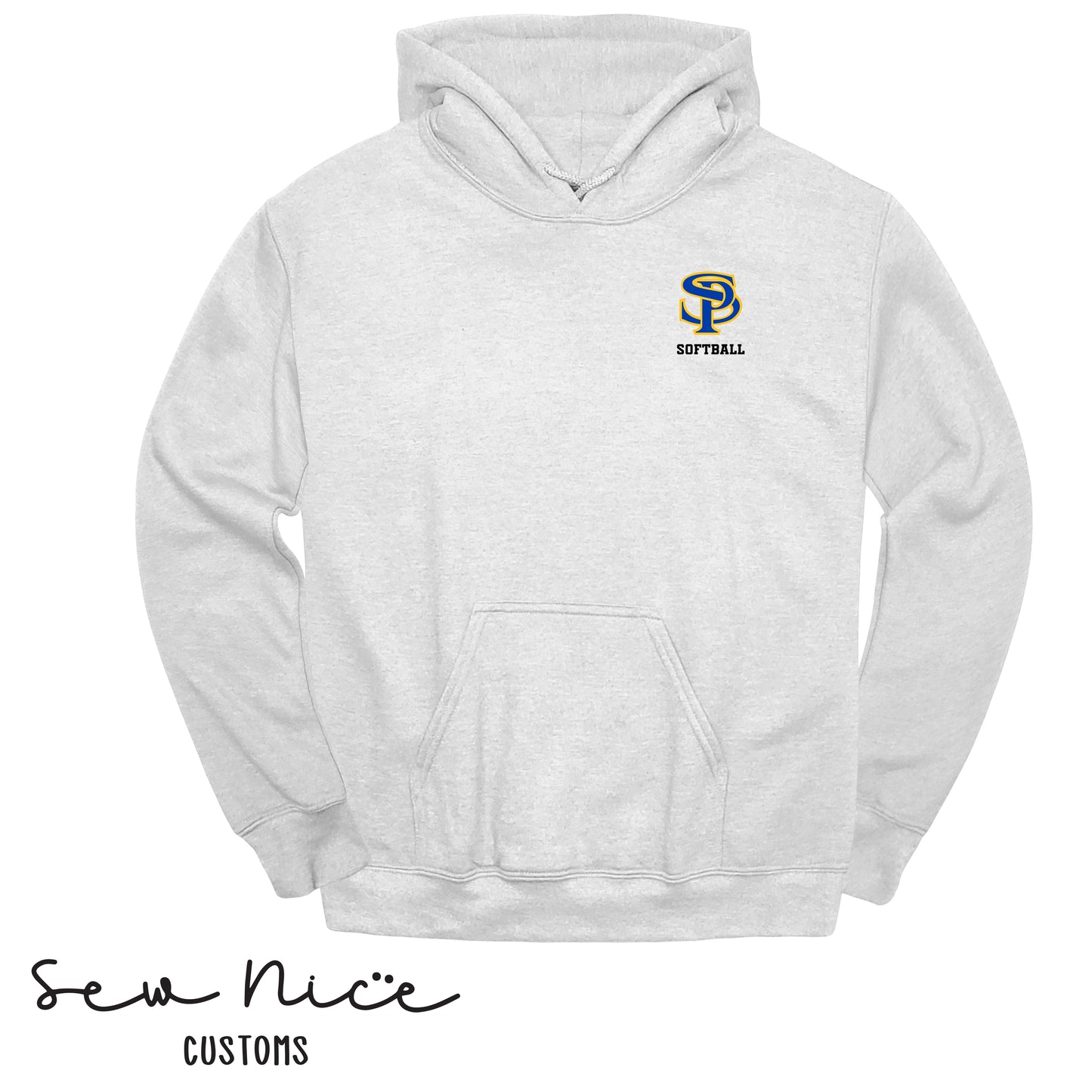 Embroidered SP Logo- Softball  - Hoodie