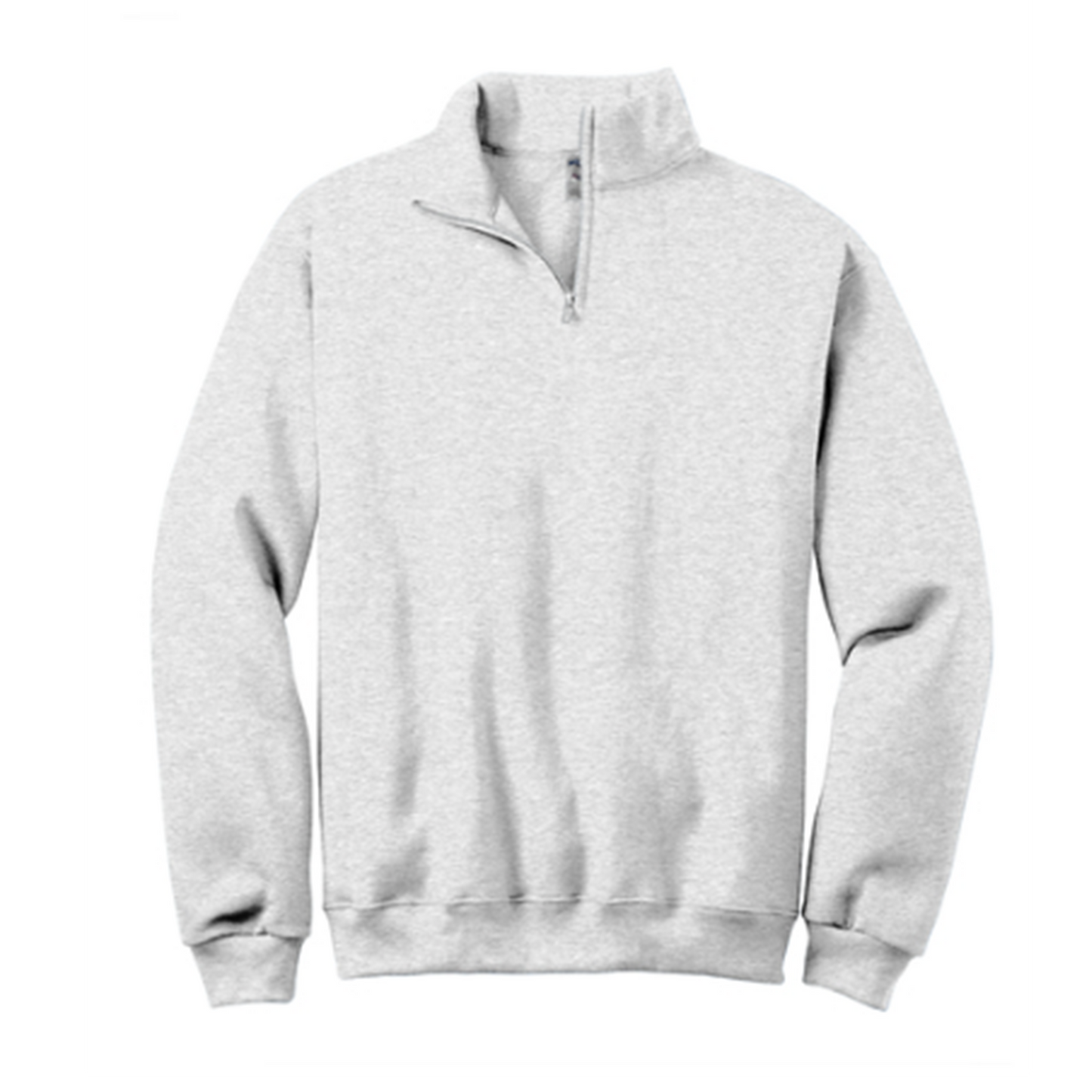 Embroidered Ghost with Drink - Unisex 1/4 Zip Sweatshirt