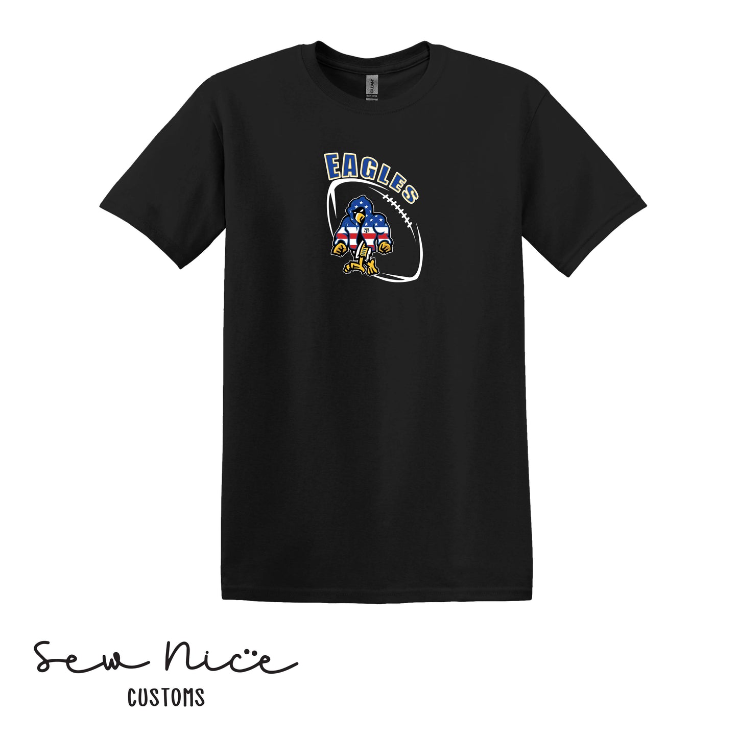 SP Eagles American Flag Robe-Unisex Adult/Youth T-Shirt