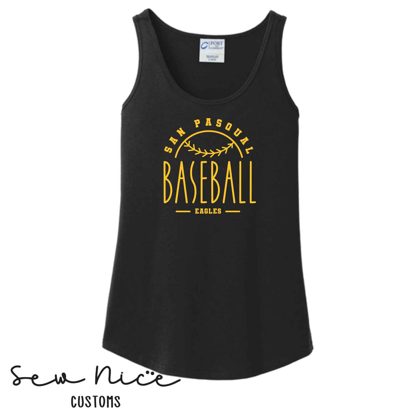Sp Baseball Eagles Women's Tank Top