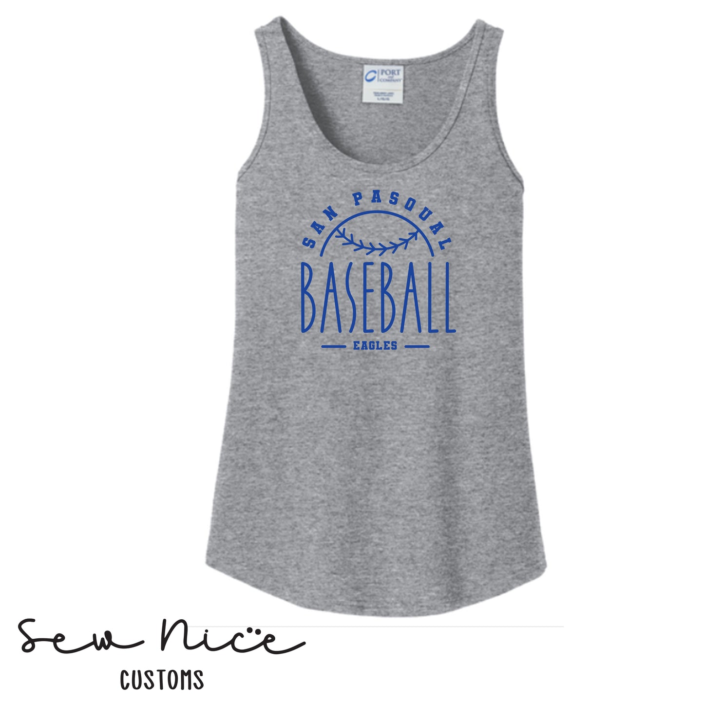 Sp Baseball Eagles Women's Tank Top