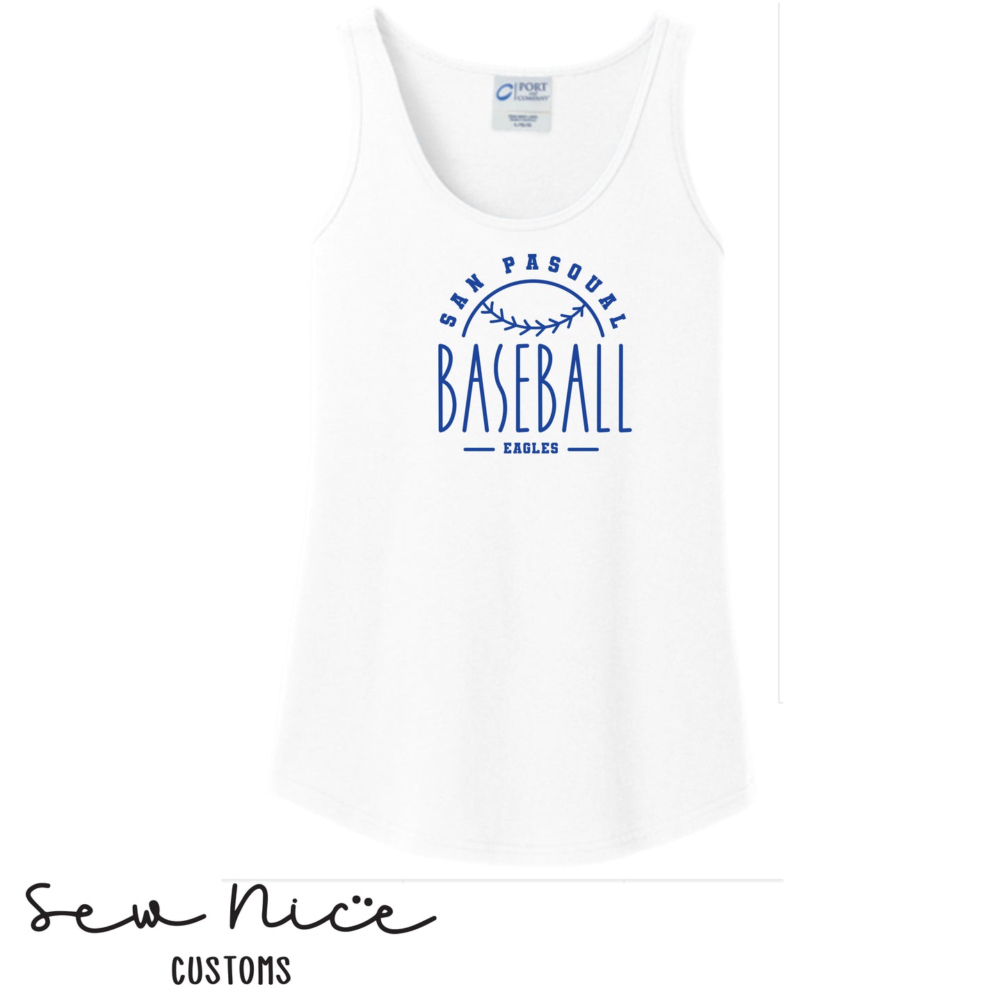Sp Baseball Eagles Women's Tank Top