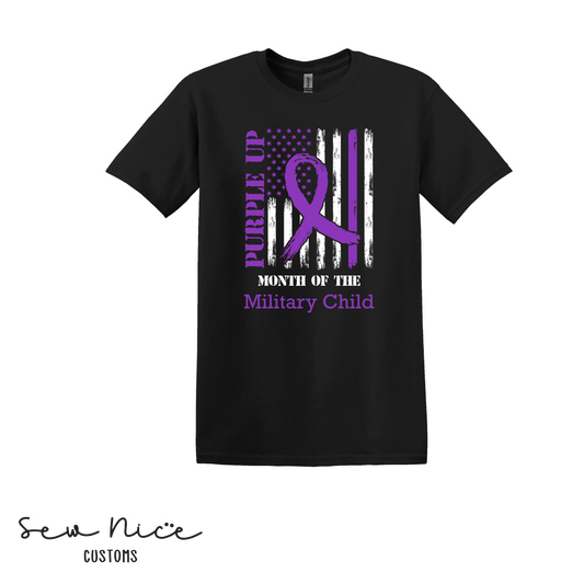 YOUTH-Flag Military Kid Shirt