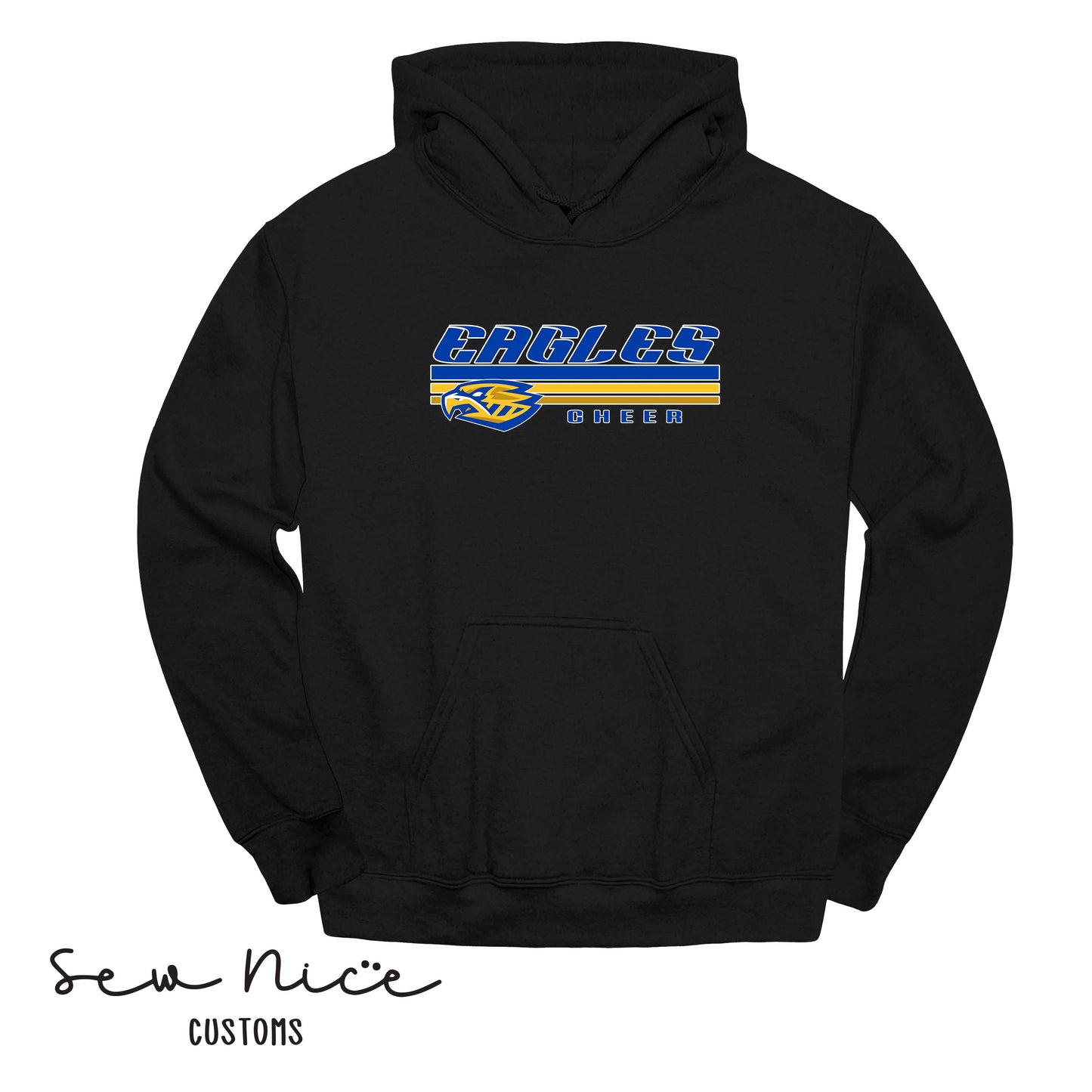 SP Eagles Lines Cheer- Unisex Adult/Youth Hoodie