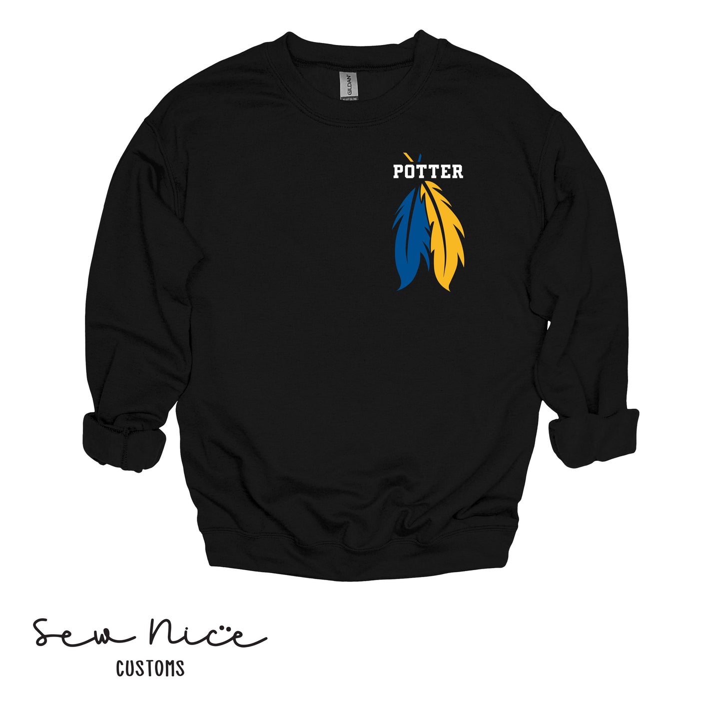 Potter with Feathers- Unisex Adult/Youth Crewneck Sweatshirt