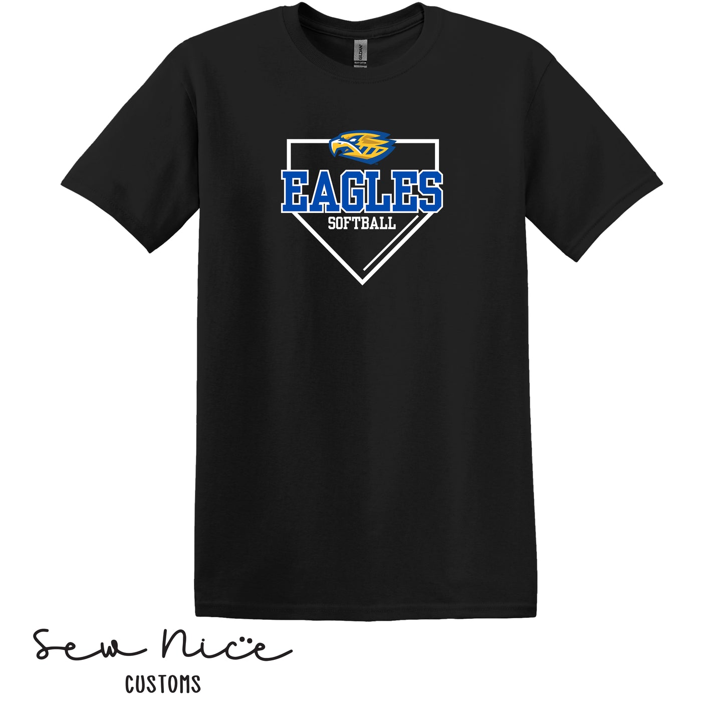 YOUTH Eagle Softball Plate Shirt