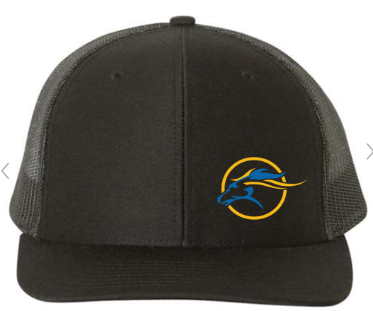 Embroidered 6 Panel Trucker Hat -Maie Ellis