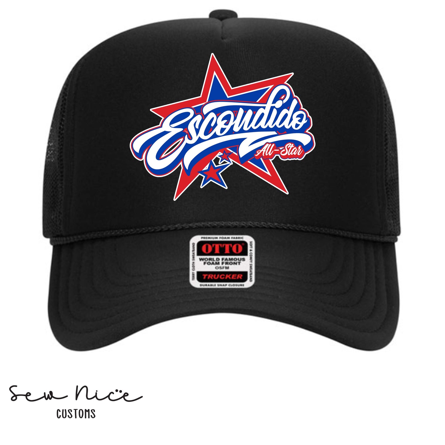 Escondido All Star Foam Trucker Hat