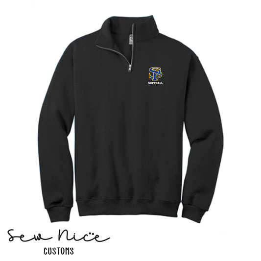 Embroidered SP Logo- Softball  - 1/4 Zip