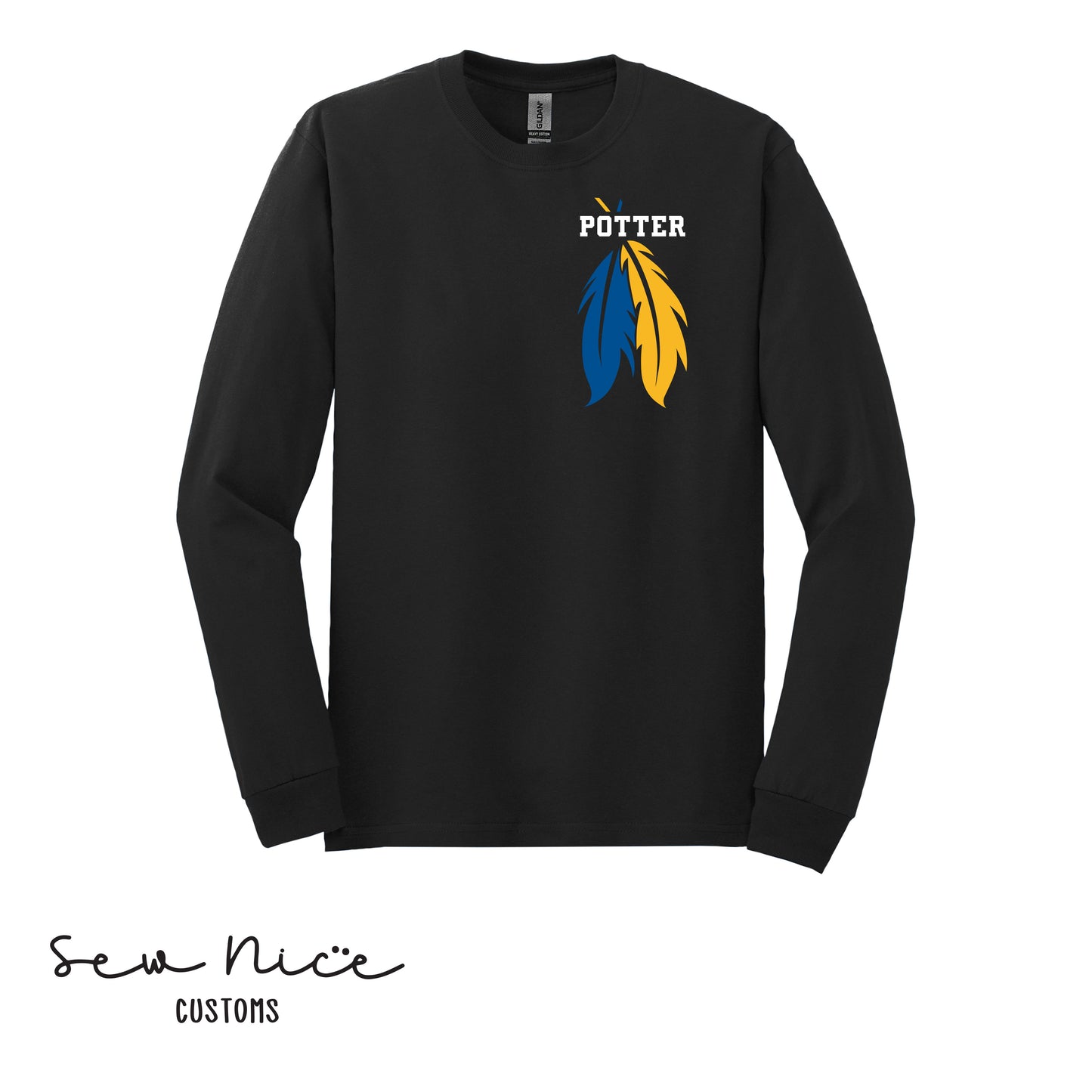 Potter With Feathers- Unisex Adult/Youth Long Sleeve Shirt
