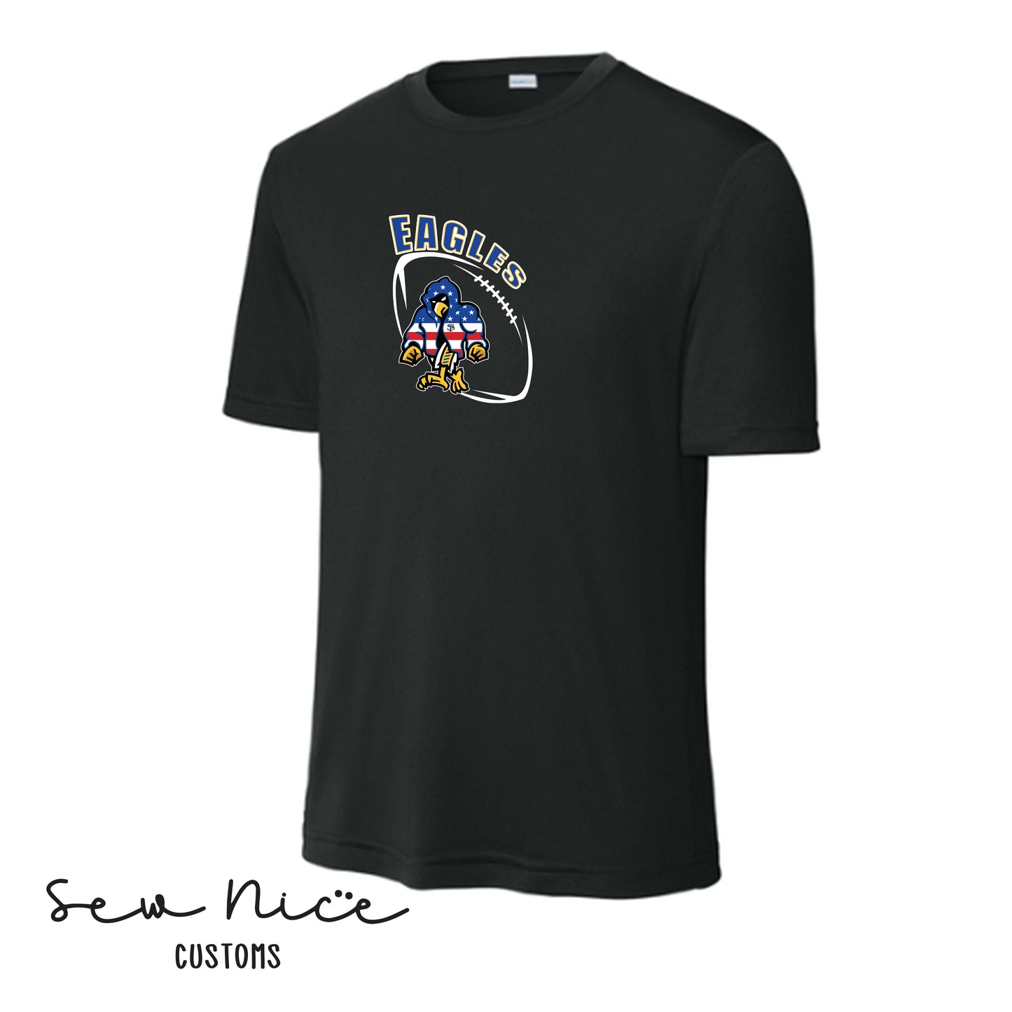 SP Eagles American Flag Robe-Unisex Dri Fit Shirt