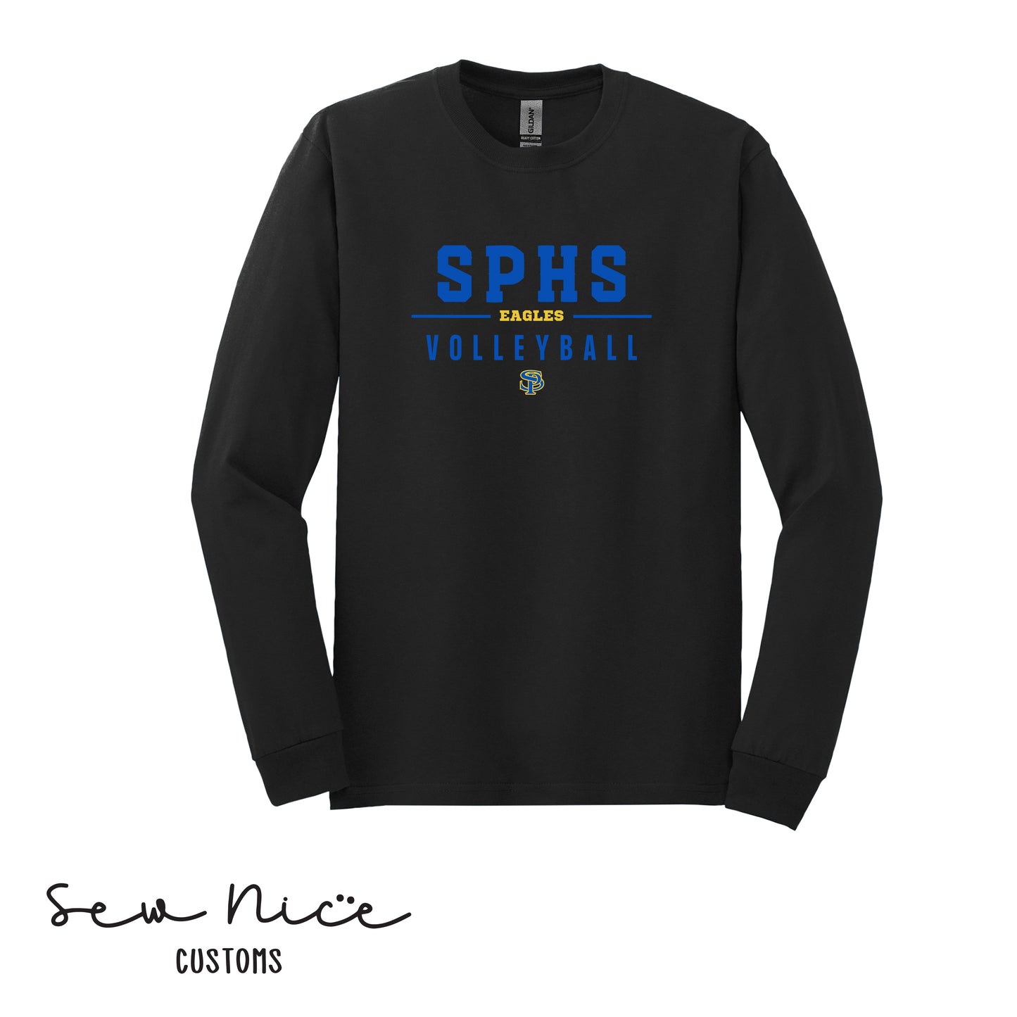 SPHS Eagles Volleyball Adult/Youth Unisex Long Sleeve Shirt