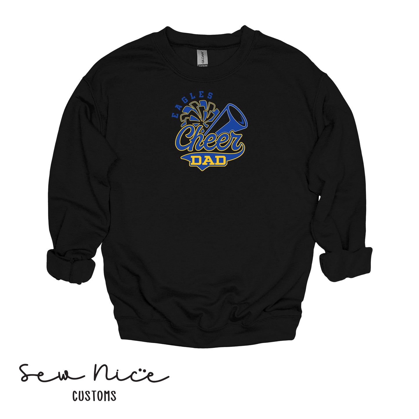 Eagles Cheer Dad- Unisex Adult Long Sleeve Shirt