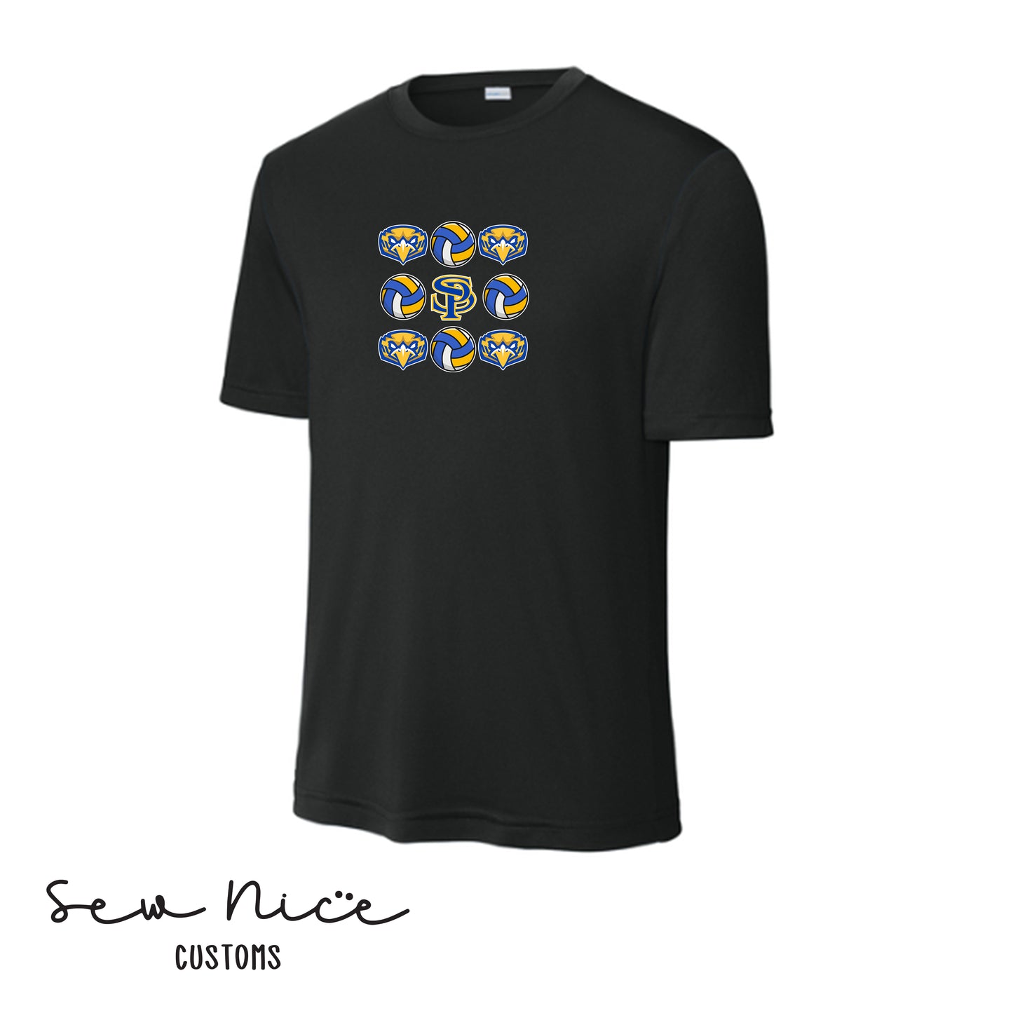 SP Mascot Volleyball Adult/Youth Unisex Dri Fit Shirt