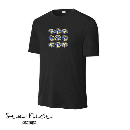 SP Mascot Volleyball Adult/Youth Unisex Dri Fit Shirt