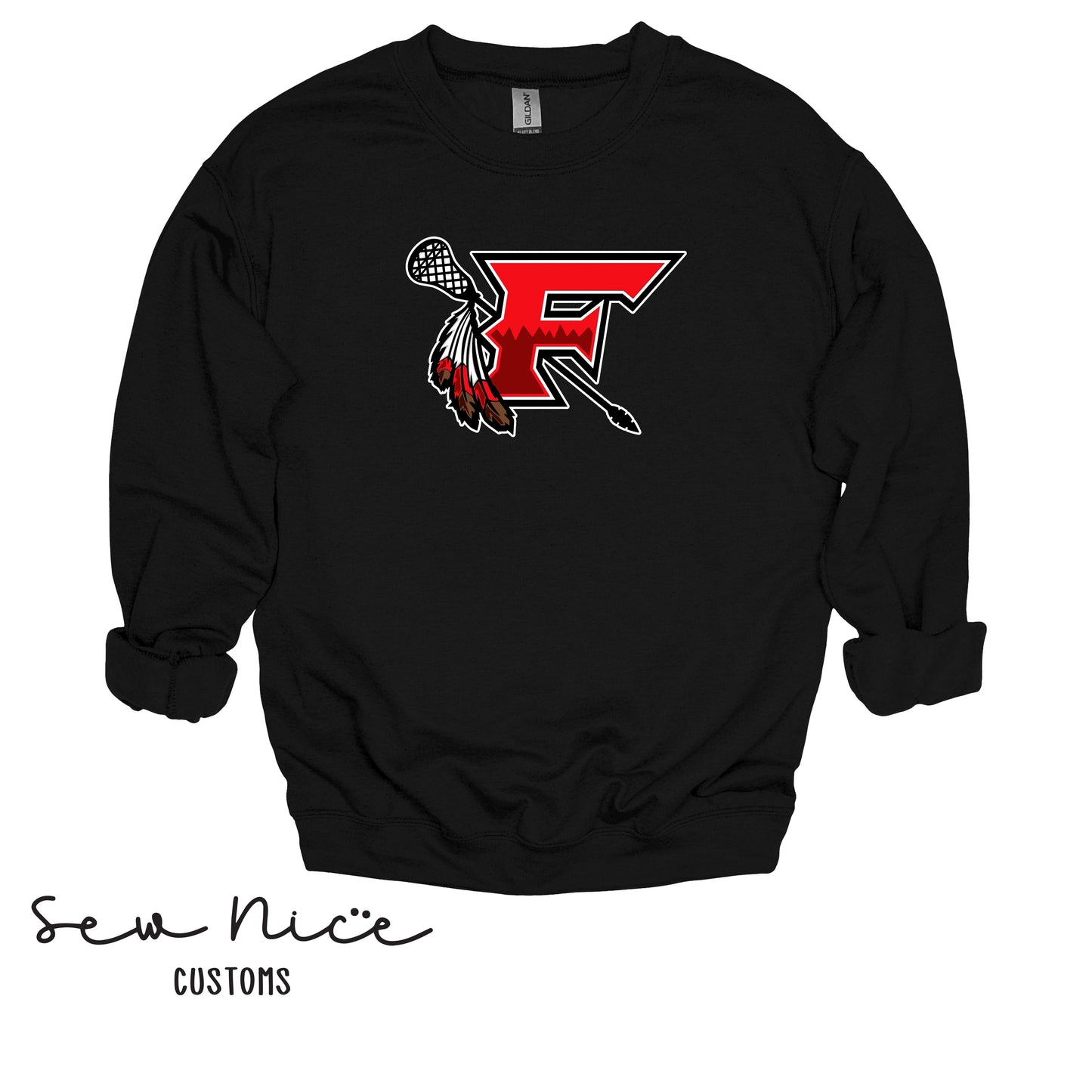 YOUTH- FHS Lacrosse Crewneck Sweatshirt