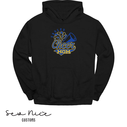 Eagles Cheer Mom- Unisex Adult Hoodie