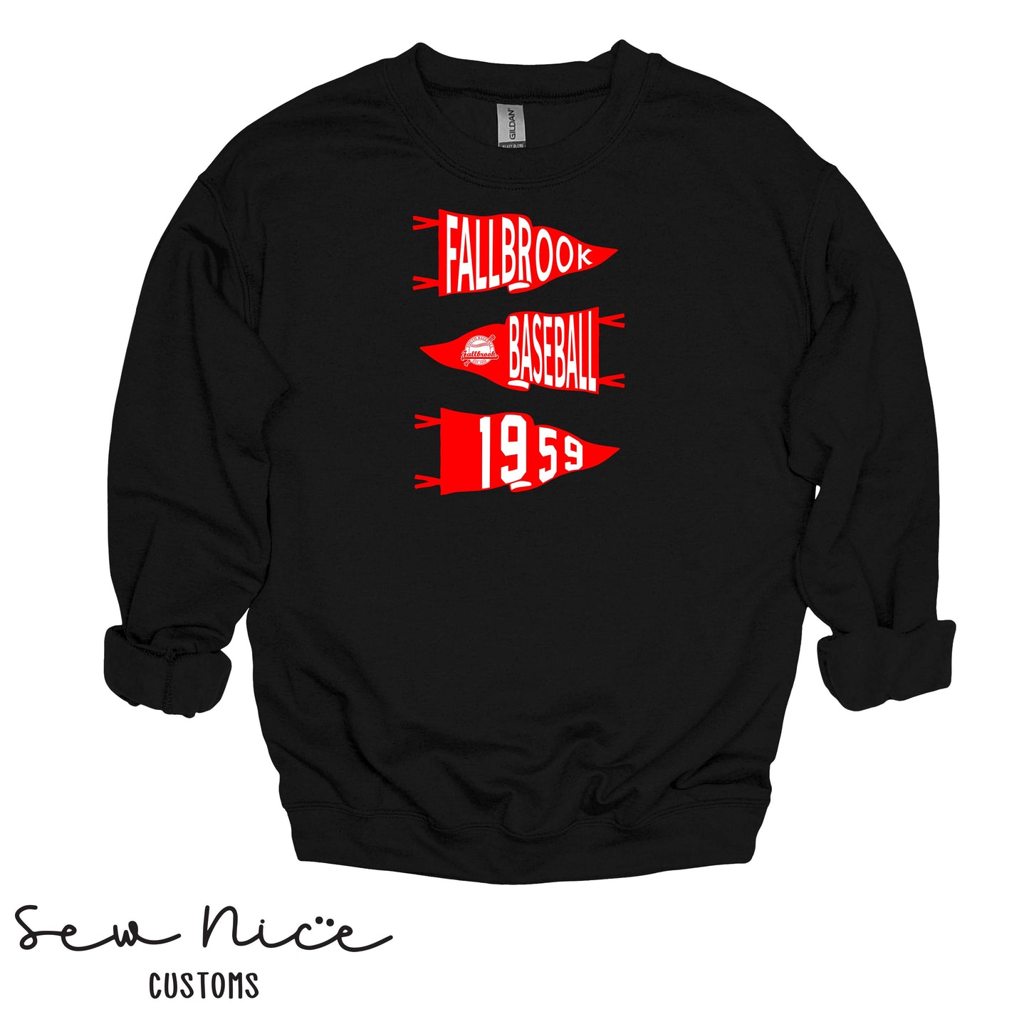 FYB Flag Trio- Unisex Cotton Crewneck Sweatshirt