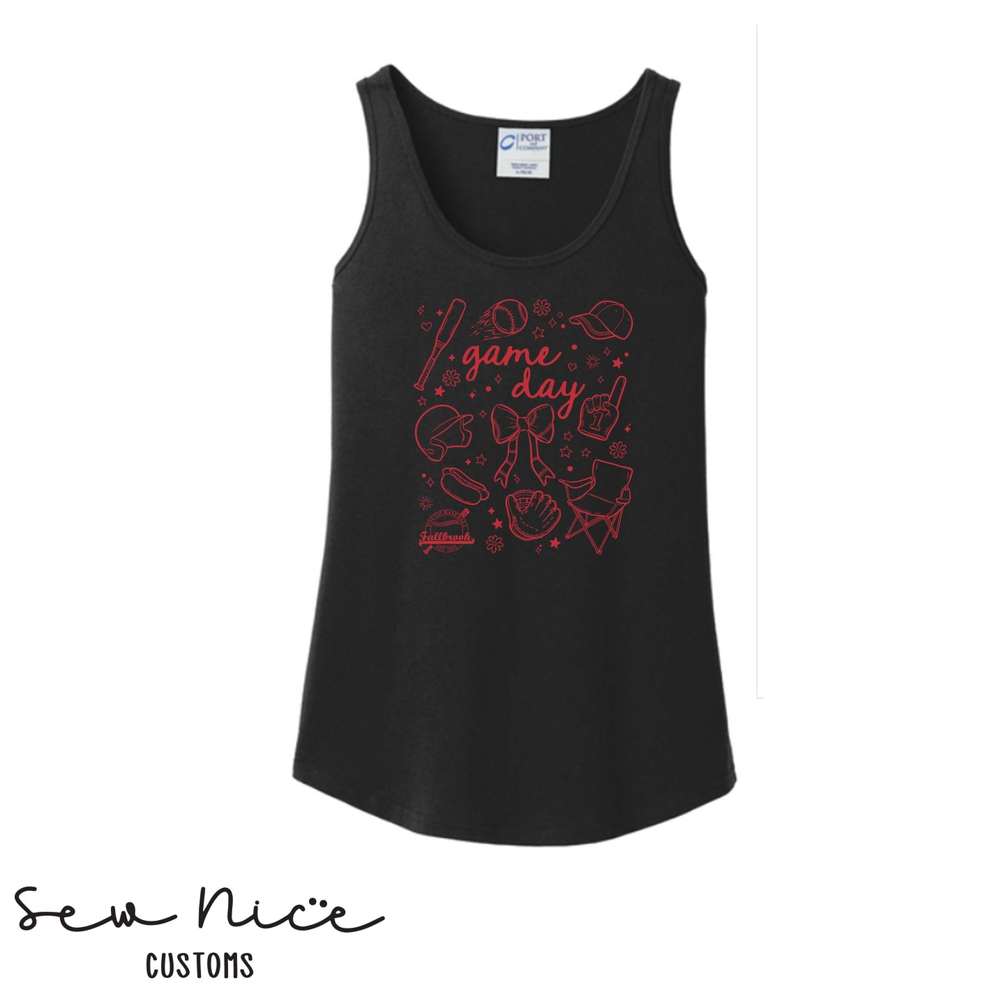 FYB Doodle Game Day- Ladies Tank Top