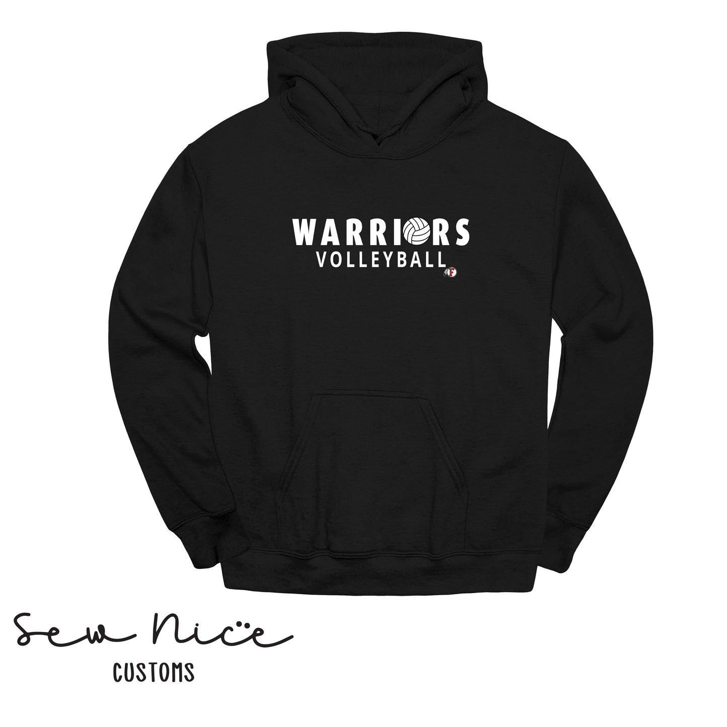 Warriors Ball Volleyball- Unisex Adult/Youth Hoodie